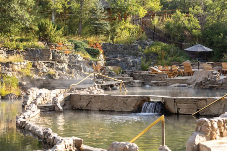 Strawberry Park Hot Springs, Colorado, USA