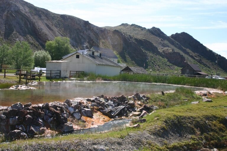 Challis Hot Springs, Idaho, USA